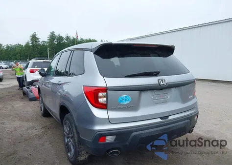 2019 Honda Passport Ex-L z USA, uszkodzony, nr VIN 5FNYF8H54KB007201
